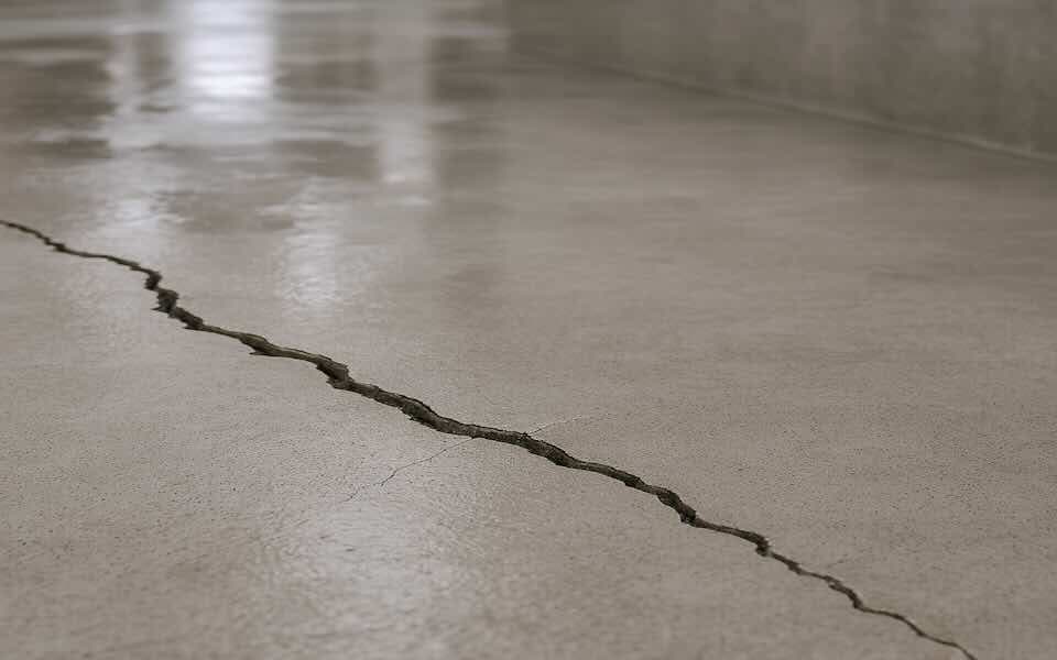 Thermal shock in food processing floors