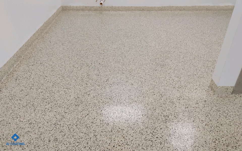 Church Kitchen Floor Coating Decorative Flake 03