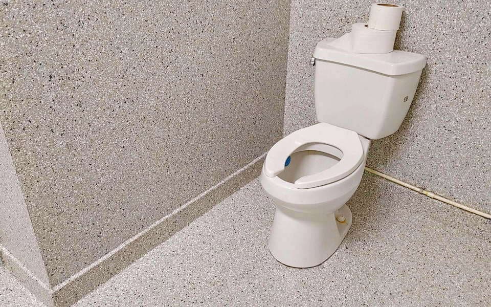 commercial bathrooms epoxy flooring aic 02a