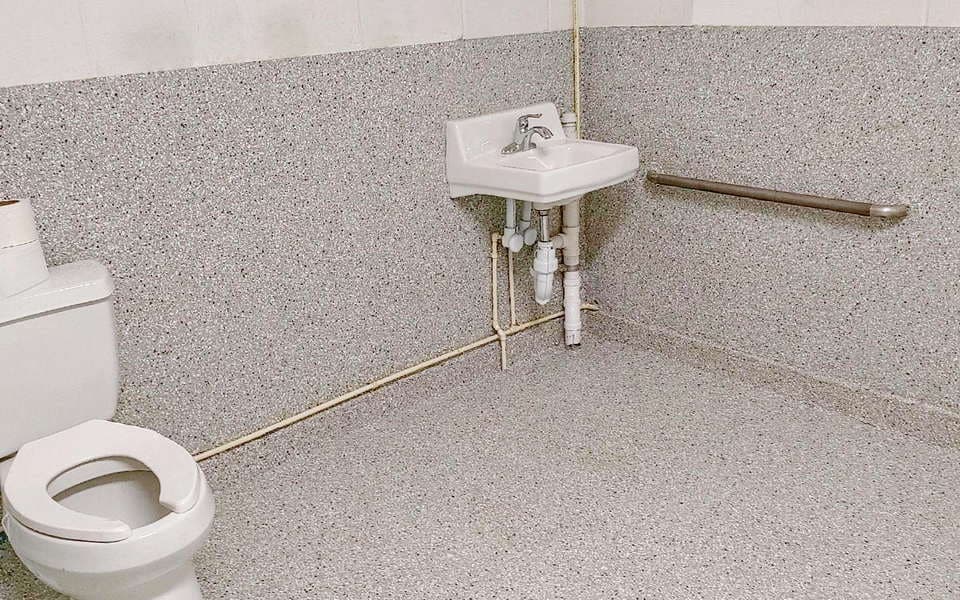 commercial bathrooms epoxy flooring aic 03