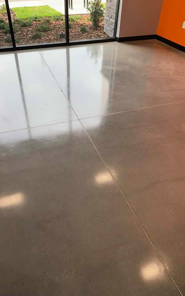 aic polished concrete vet office