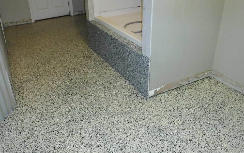dog care facility floor coating decorative flake 06