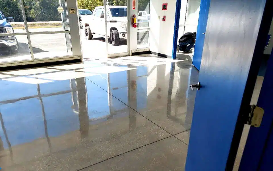 food processing plant concrete polishing 04