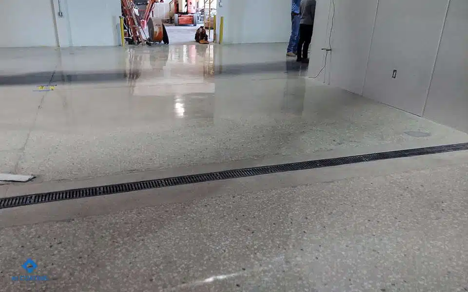 food processing plant concrete polishing 08