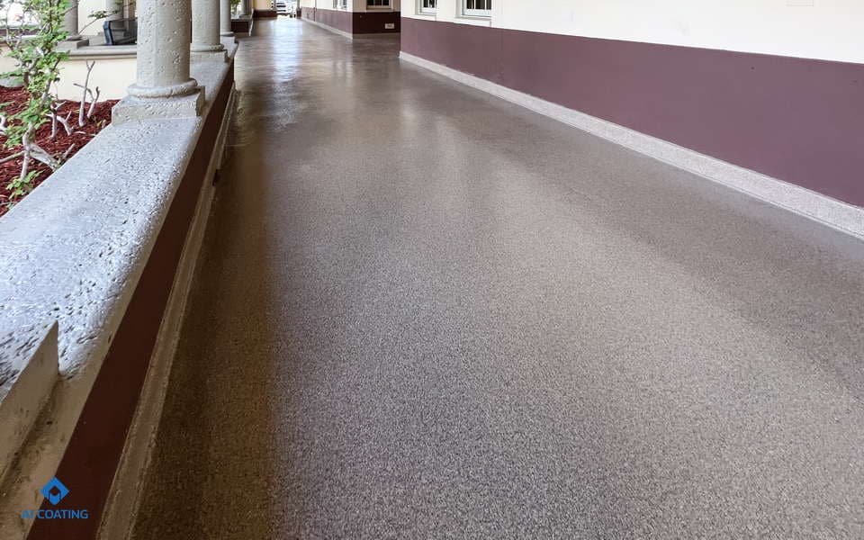 Interstate Highway Rest Area Floor Coating AI Coating 05