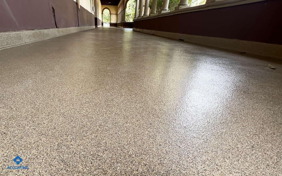Interstate Highway Rest Area Floor Coating AI Coating 06