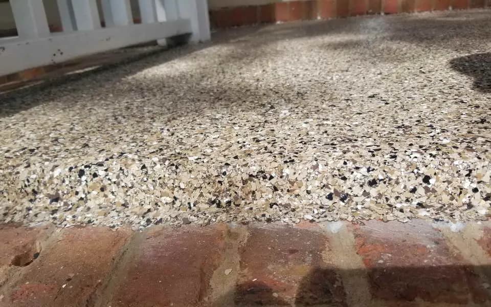 aic porch decorative flake epoxy floor coating