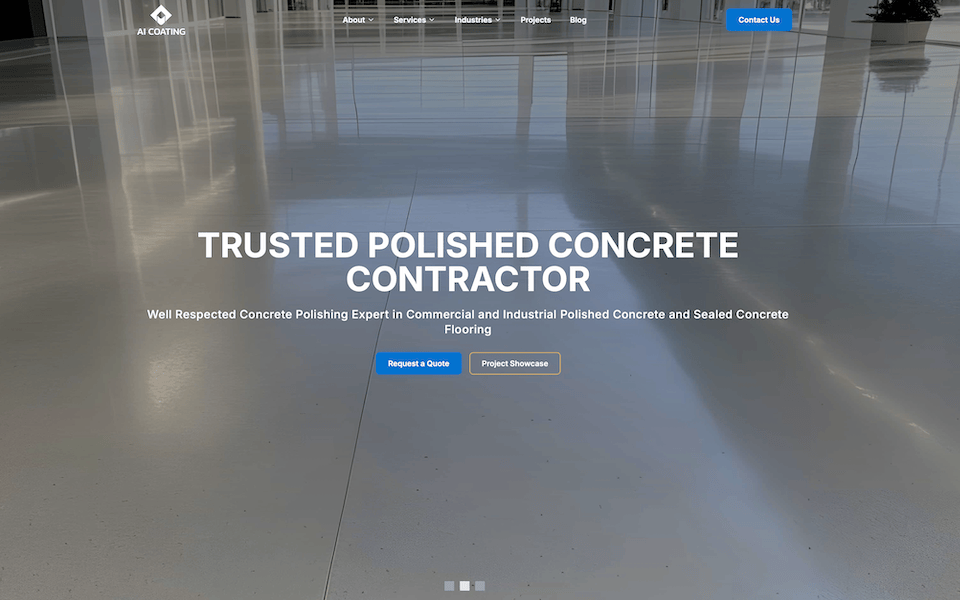 New website design