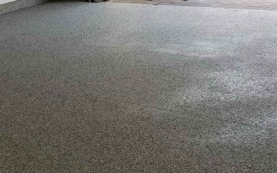 Apply Primer with 1st Broadcast Decorative Flake